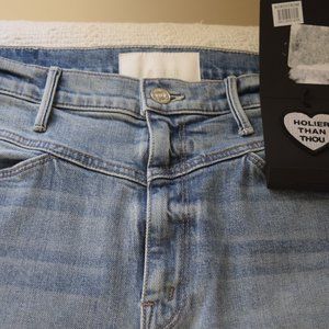 Mother Dazzler Yoke Front Ankle Jeans - Wild Calling Size 30